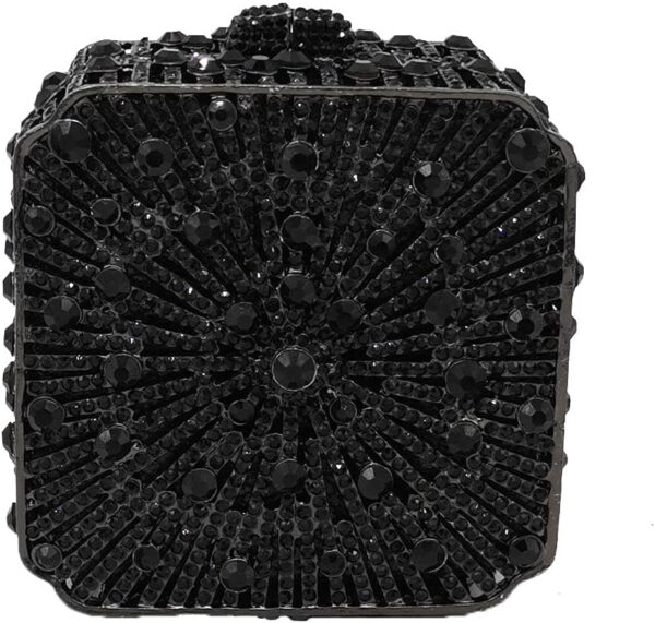 Cute Women Crystal Box Clutch Evening Bags Wedding Party Cocktail Rhinestone Handbags and