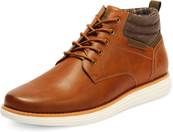 Men Mid Top  Sneaker Lace Up Dress Boot