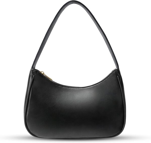 Women's Shoulder Bags, Small  Tote Elegant Clutch Purse with Zipper Closure