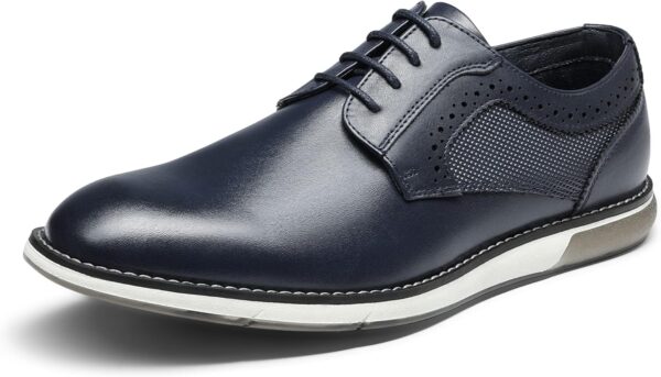 Men's Plain Toe Oxford Shoes Business Formal Derby Dress Sneakers