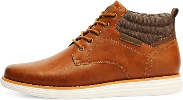 Men Mid Top  Sneaker Lace Up Dress Boot - Image 2
