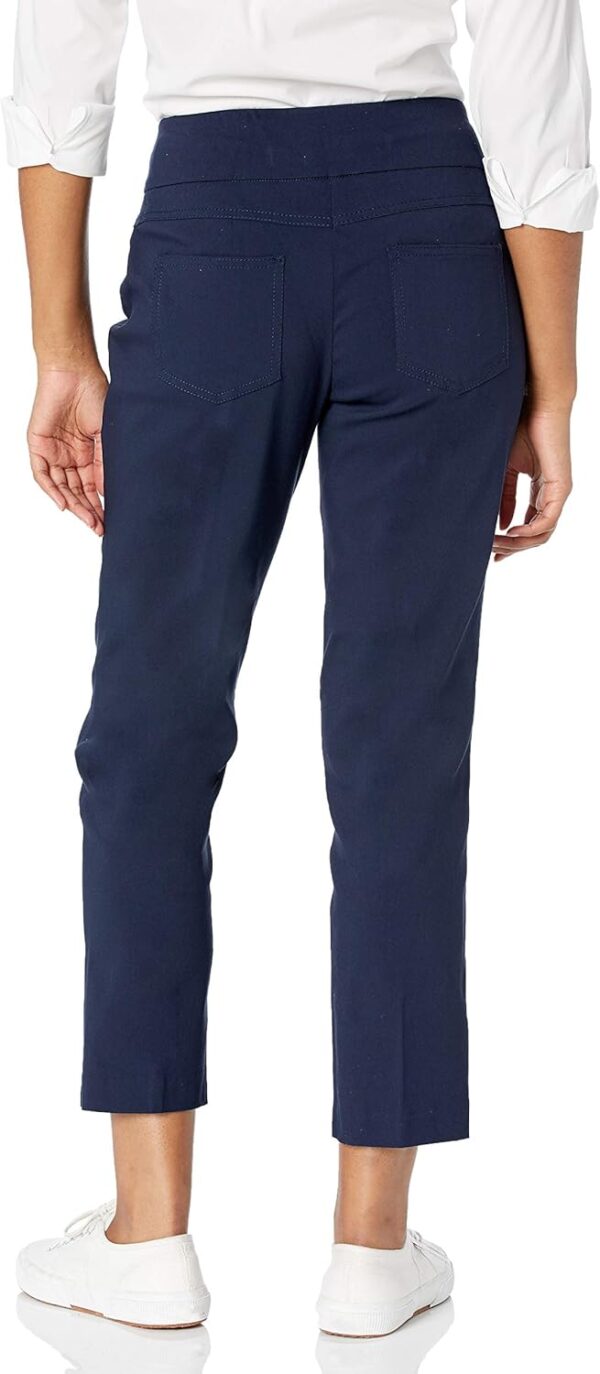 Womens Womens Mid-Rise Pull-on Straight  Ankle Pant - Image 2